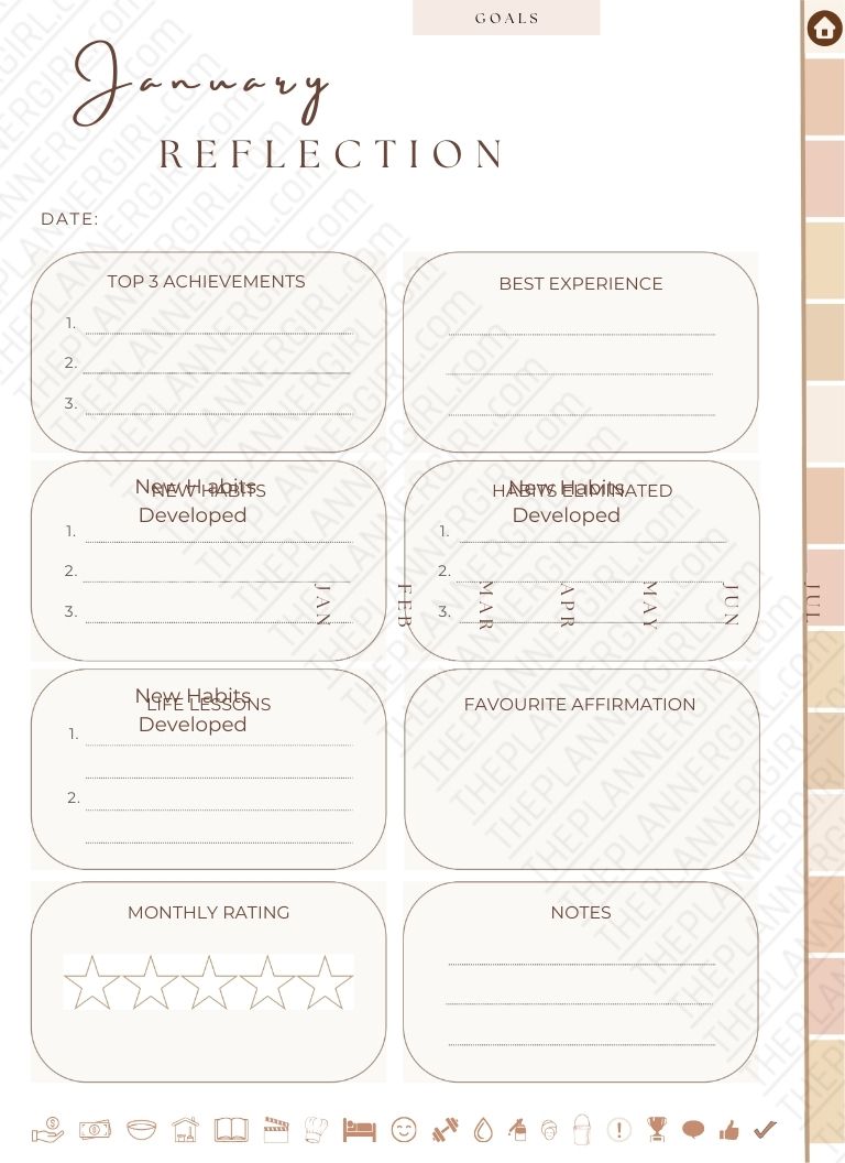 THE PLANNER GIRL 70+ Pages 2026 - #1 CHOICE +1,250 FREE Stickers (Hyperlinked)