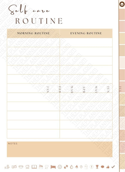 THE PLANNER GIRL 70+ Pages 2026 - #1 CHOICE +1,250 FREE Stickers (Hyperlinked)