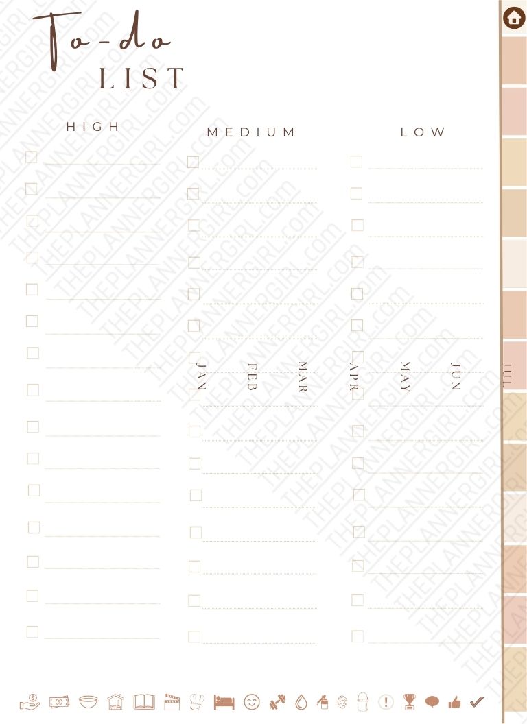 THE PLANNER GIRL 70+ Pages 2026 - #1 CHOICE +1,250 FREE Stickers (Hyperlinked)