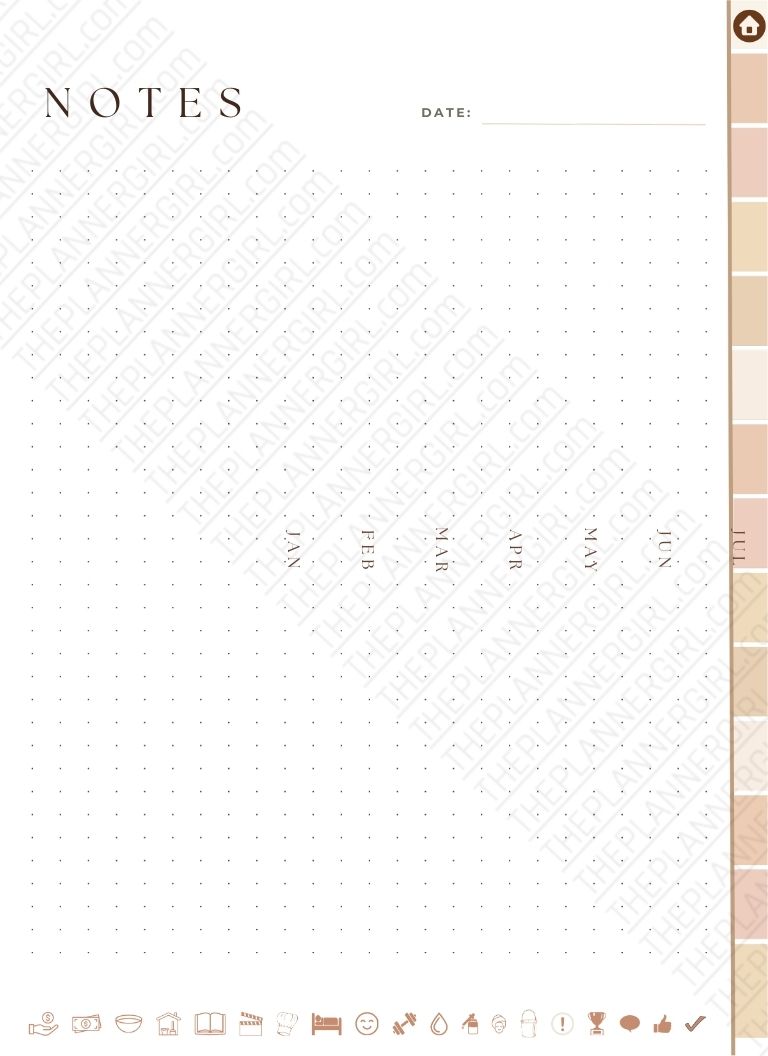 THE PLANNER GIRL 70+ Pages 2026 - #1 CHOICE +1,250 FREE Stickers (Hyperlinked)